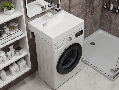 Раковина над стиральной машиной "Paola Siena 500" 600х500х103 /Ulgran/ Раковина над стиральной машиной "Paola Siena 500" 600х500х103 /Ulgran/