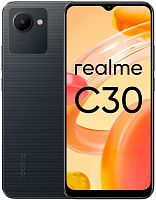 Смартфон Realme C30 4+64GB Denim Black (RMX3581)