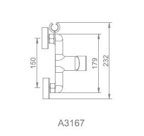 3167 Accoona Смеситель д/биде настенный (1/10) фото 2 3167 Accoona Смеситель д/биде настенный (1/10) фото 2
