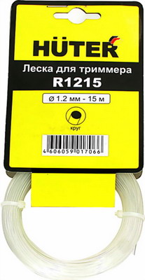 Леска Huter R2015 для триммера, 2 мм, круг (71/1/9) фото 2 Леска Huter R2015 для триммера, 2 мм, круг (71/1/9) фото 2