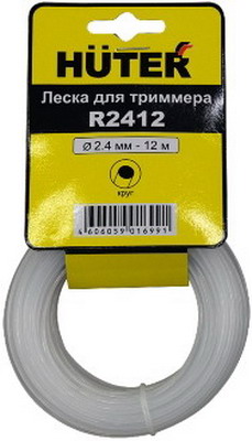 Леска Huter R2412 для триммера, 2.4 мм, круг (71/2/11) фото 4 Леска Huter R2412 для триммера, 2.4 мм, круг (71/2/11) фото 4