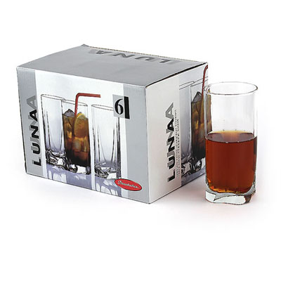 Стакан для коктейля PASABAHCE Луна 42358, стекло 390 мл (1уп-6шт) Стакан для коктейля PASABAHCE Луна 42358, стекло 390 мл (1уп-6шт)