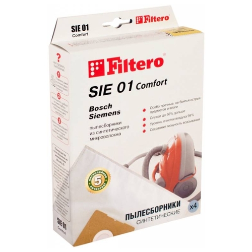 Мешки-пылесборники Filtero SIE 01 (4) Comfort Мешки-пылесборники Filtero SIE 01 (4) Comfort