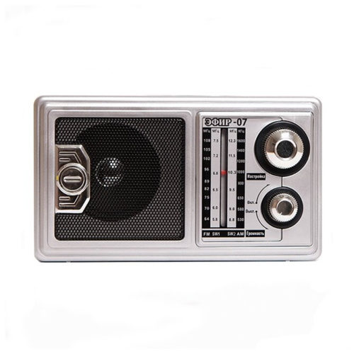 Радиоприемник Эфир 07 серебристый Радиоприемник Эфир 07 серебристый