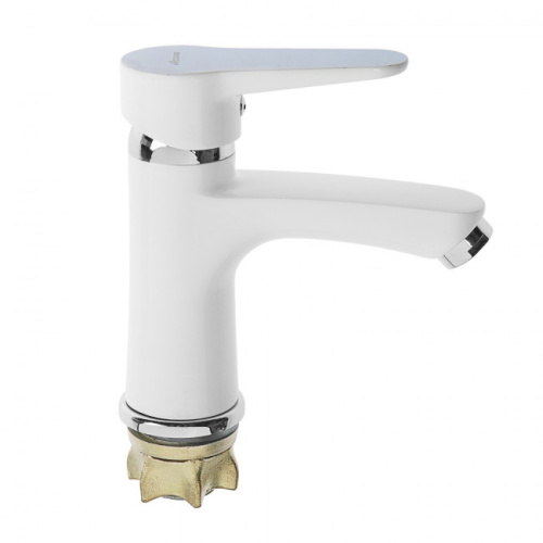 96111G Accoona Смеситель для умывальника 35мм БЕЛЫЙ 96111G Accoona Смеситель для умывальника 35мм БЕЛЫЙ