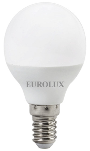 Лампа светодиодная EUROLUX LL-E-G45-7W-230-2,7K-E14 Лампа светодиодная EUROLUX LL-E-G45-7W-230-2,7K-E14