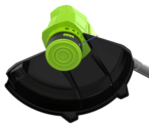 Триммер аккумуляторный Greenworks G24LT25K2, 24V, 25 см, с 1хАКБ 2Ач и ЗУ фото 7