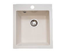 Мойка каменная GranAlliance G-24 (492х417) прямоугольная БЕЛЫЙ (U404)