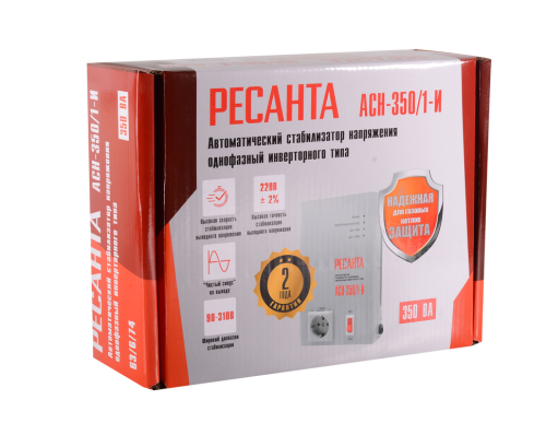 Стабилизатор напряжения АСН-350/1-И Ресанта (63/6/74) фото 5
