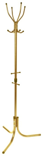 Вешалка стойка НИКА Комфорт ВК4, металл, медный, 4 рожков 180 х70см х70см