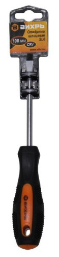 Отвёртка шлицевая ВИХРЬ SL6 100мм фото 6