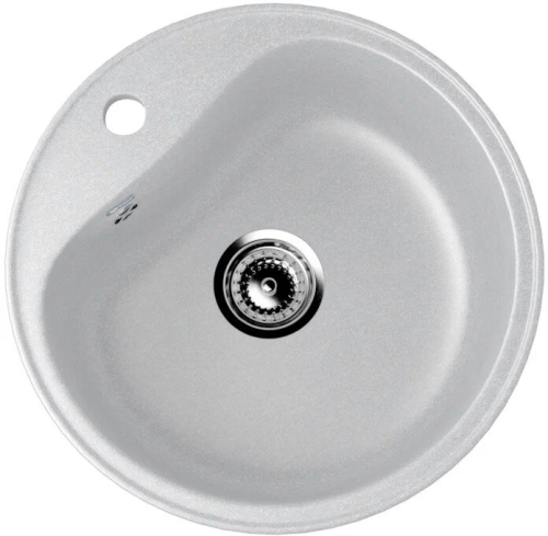 U100-342 (601-342) Мойка Ulgran d500 крулая ГРАФИТ