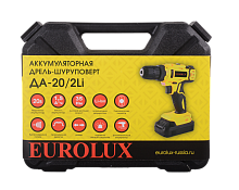 Дрель-шуруповерт аккумуляторная Eurolux ДА-20/2Li