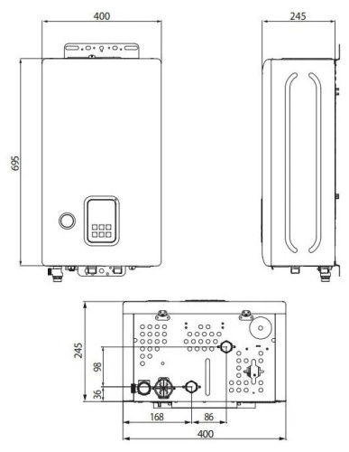 Электрический котел Navien EQB-08HW фото 8
