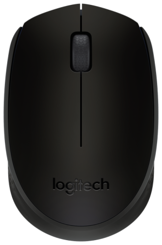 Мышь Logitech M171 Wireless Mouse Grey-Black USB