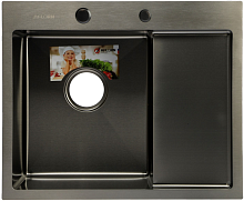 AF95848F-L AFLORN Мойка 58х48х22 3,0мм ГРАФИТ