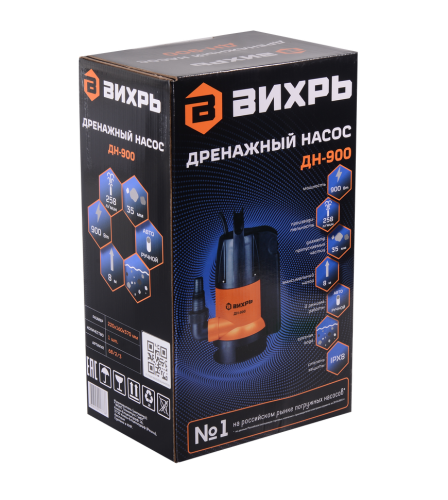Дренажный насос Вихрь ДН-900 фото 8