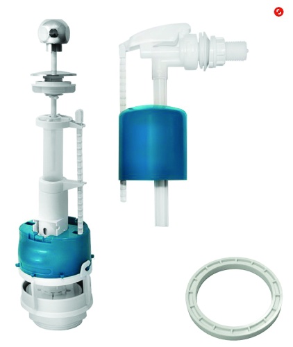 Арматура И-СБа-БпрН-А-В Р шток бок. подвод (СТОП ПОТОК) кн. хром (1-2-2-4)