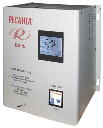 Стабилизатор напряжения Ресанта АСН-10000Н/1-Ц Lux