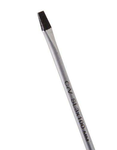 Отвёртка шлицевая ВИХРЬ SL3 100мм фото 4 Отвёртка шлицевая ВИХРЬ SL3 100мм фото 4