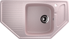U109-315 Мойка Ulgran 505*800 угловая РОЗОВАЯ