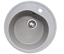 Мойка каменная GranAlliance G-10 d500 круглая СЕРЫЙ (405)