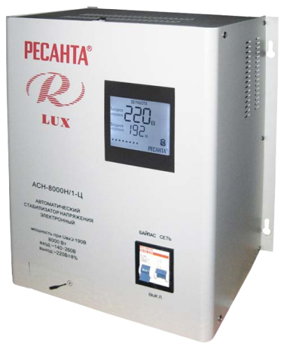 Стабилизатор напряжения серии LUX Ресанта АСН-8000Н/1-Ц (63/6/17) фото 7