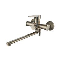 71111C Смеситель д/ванны 35мм дивертор в корпусе. Силумин Бронза