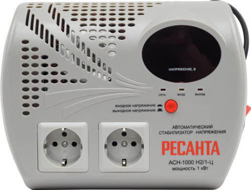 Стабилизатор напряжения серии LUX Ресанта АСН-1000Н2/1-Ц (63/6/13) Стабилизатор напряжения серии LUX Ресанта АСН-1000Н2/1-Ц (63/6/13)