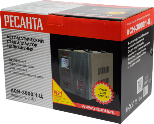 Стабилизатор напряжения Ресанта АСН-3000/1-Ц (63/6/5) фото 7
