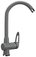 U006-342 Смеситель Ulgran высокий нос ГРАФИТ