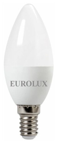 Лампа светодиодная Eurolux LL-E-C37-7W-230-2,7K-E14