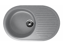 U107-342 Мойка Ulgran 735*465 овал ГРАФИТ