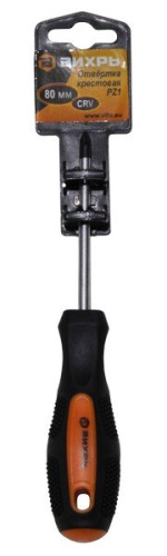 Отвёртка крестовая ВИХРЬ PZ1 80мм фото 6 Отвёртка крестовая ВИХРЬ PZ1 80мм фото 6