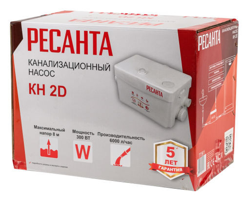 Канализационный насос Ресанта КН 2D фото 9