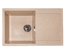 Мойка каменная GranAlliance G-40 (770х493) прямоугольная ПЕСОК (U400)