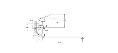 NOB7-A128 G-LAUF Смеситель д/ванны d35 (1/10) фото 2