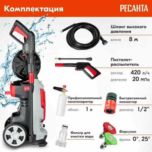 Мойка высокого давления Ресанта МР-200БП (70/8/23) фото 8