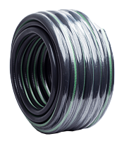 Шланг поливочный ПВХ усиленный премиум,пищевой 5-и слой.армир. 3/4,25м(серый)(4-х слой,синий) Вихрь,