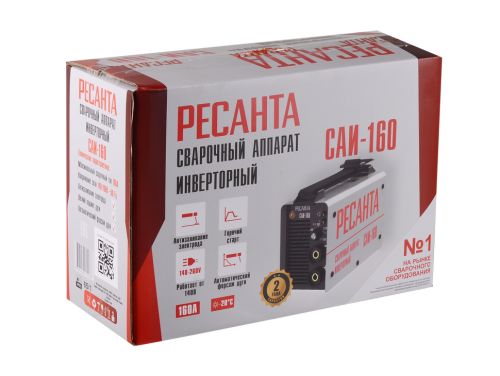 Сварочный аппарат инверторный Ресанта САИ 160 (65/1) фото 9 Сварочный аппарат инверторный Ресанта САИ 160 (65/1) фото 9