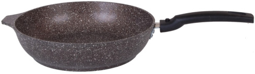 Сковорода - традиционная 26 см KUKMARA смк263а алюминий, антипригарное, кофейный мрамор Сковорода - традиционная 26 см KUKMARA смк263а алюминий, антипригарное, кофейный мрамор