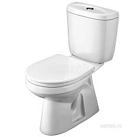 Унитаз компакт "Анимо 07-ЭКОНОМ" в пол белый /Santek/ 1WH110038