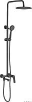 83125F Accoona Смеситель д/ванны ЗОНТ душ+лейка+излив. Черный (1/5)