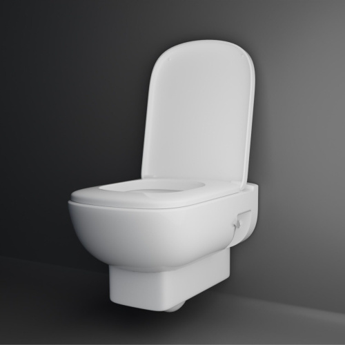 Унитаз подвесной безободковый "NORDEN" Soft-Close белый /Wanfald/ фото 3