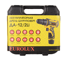 Дрель-шуруповерт аккумуляторная Eurolux ДА-12/2Li