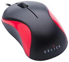 Мышь Oklick 115S for Notebooks Black/Red Optical 1000DPI USB