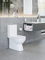 Унитаз-компакт "QUADRO-Slim" Белый S1 /SanitaLUX/