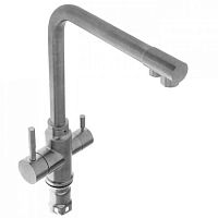 5179-5 Accoona Смеситель д/кухни высокий с фильтром. Нерж (1/10)