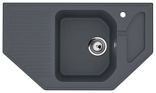 U109-343 Мойка Ulgran 505*800 угловая АНТРАЦИТ