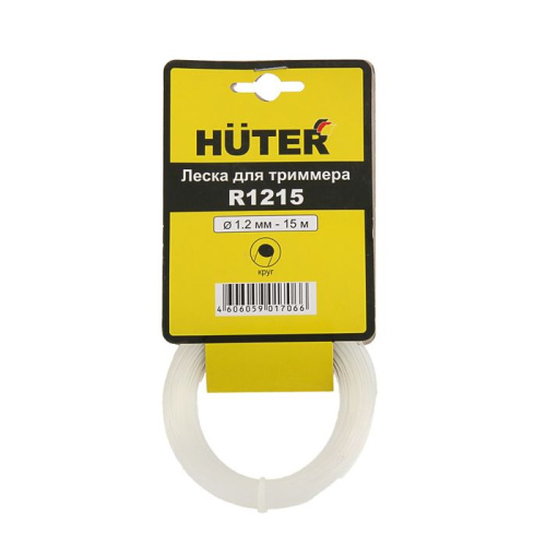 Леска Huter R1215 для триммера, 1.2 мм, круг (71/1/8) фото 3
